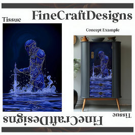 剣の切り離し150を持つ青いノーブル離れキナイト 薄葉紙