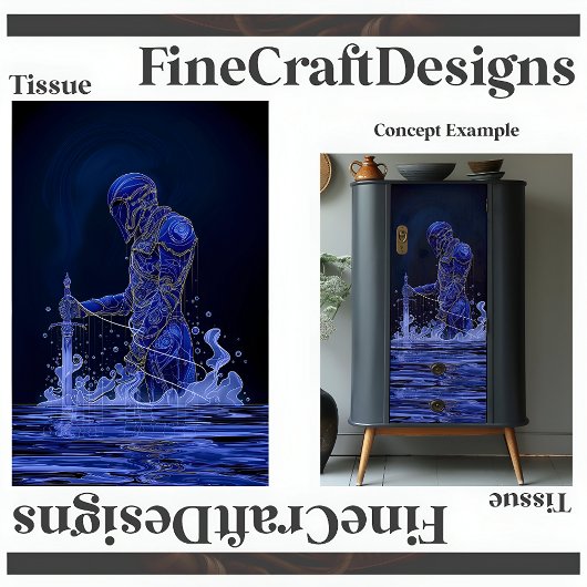 剣の切り離し150を持つ青いノーブル離れキナイト 薄葉紙