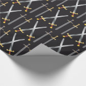 剣の包装紙 ラッピングペーパー (角)