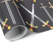 剣の包装紙 ラッピングペーパー (ロールコーナー)