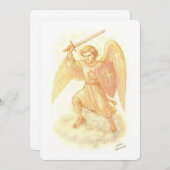 剣の大天使 招待状 (正面/裏面)