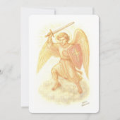 剣の大天使 招待状 (正面)