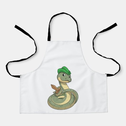 剣の蛇 エプロン (正面)