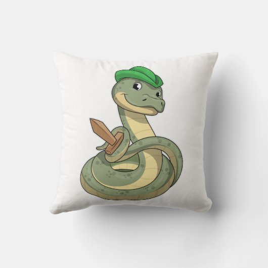 剣の蛇 クッション (裏面)