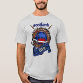 剣を使用したワイアクランバッジ Tシャツ (正面)