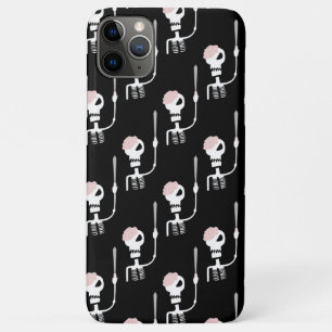 剣を持つハロウィンのスケルトン iPhone 11 PRO MAXケース