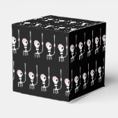 剣を持つハロウィーンのスケルトン フェイバーボックス (裏面サイド)