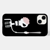 剣を持つハロウィーンのスケルトン Case-Mate iPhoneケース (裏面 (横))