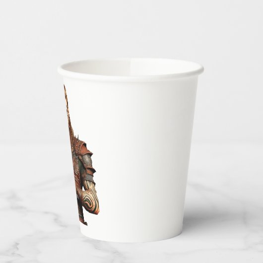 剣を持つ戦士 紙コップ (左)