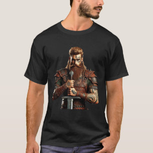 剣を持つ戦士 Tシャツ