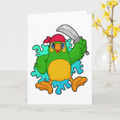 剣を持つ海賊としてのパラオット カード (黄色い花)