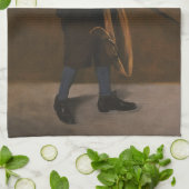 剣を持つ男の子(Edouard Manet著) キッチンタオル (折り畳み)