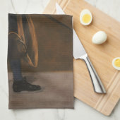 剣を持つ男の子(Edouard Manet著) キッチンタオル (四つ折り)