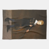 剣を持つ男の子(Edouard Manet著) キッチンタオル (横)