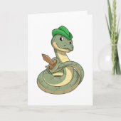 剣を持つ蛇 カード (正面)