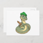 剣を持つ蛇 ポストカード (正面/裏面)