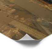 剣ポスター付き高貴な鎧を着けた女性騎士 ポスター (角)