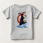 剣士 | ベビーTシャツ (裏面)