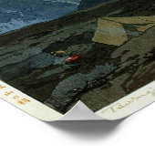 剣山の旭,山剣，吉田宏，ウッドカット ポスター (角)