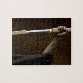 剣日本の2を持つ人 ジグソーパズル (横)