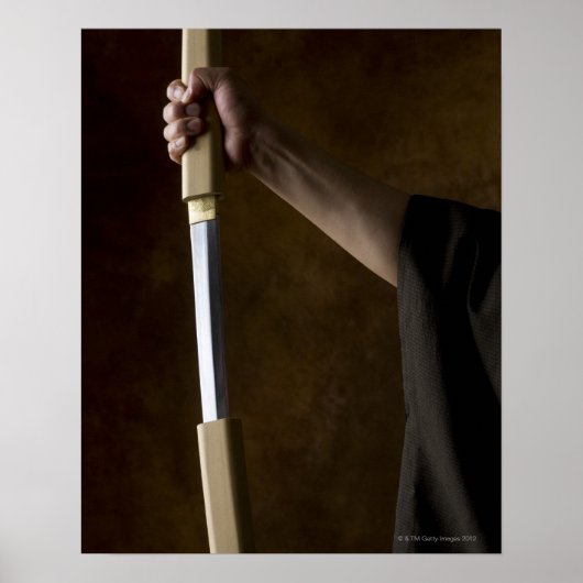 剣日本の2を持つ人 ポスター (正面)