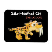 剣歯猫 マグネット (横)