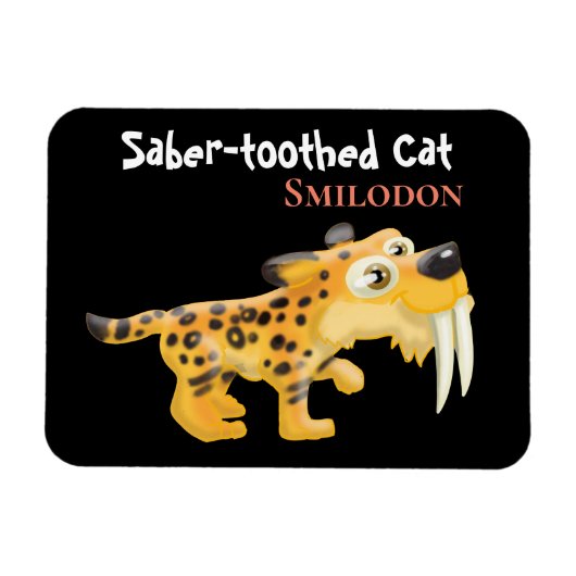 剣歯猫 マグネット (横)