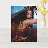 剣疑問に思止め女 カード (黄色い花)