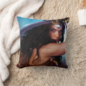 剣疑問に思止め女 クッション (ブランケット)