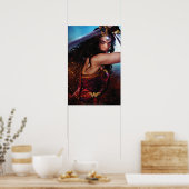 剣疑問に思止め女 ポスター (キッチン)