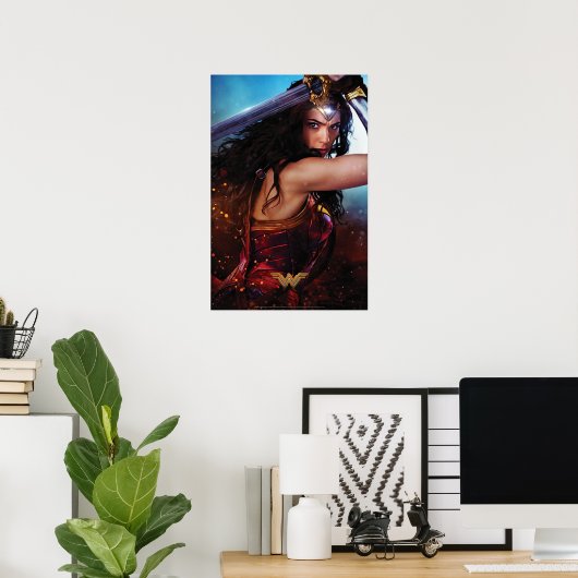 剣疑問に思止め女 ポスター (ホームオフィス)