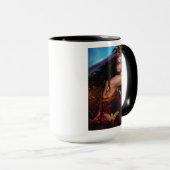 剣疑問に思止め女 マグカップ (正面右)