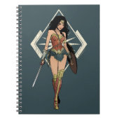 剣疑問に思漫画術の女 ノートブック (正面)