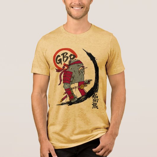 剣聖くま II トライブレンドTシャツ (正面)