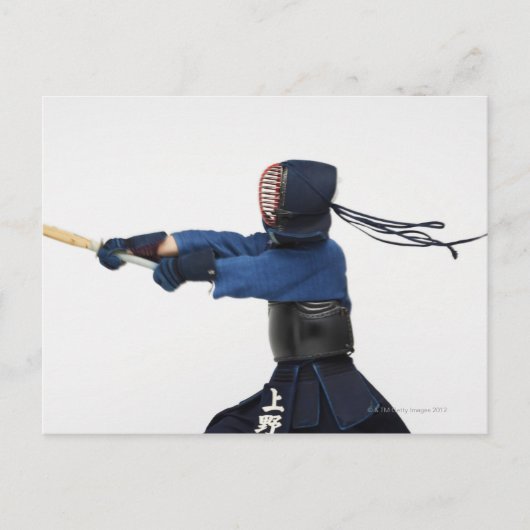 剣道剣道剣士練習 ポストカード (正面)