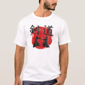 剣道孫歓喜和道場日本武術芸術 Tシャツ (正面)
