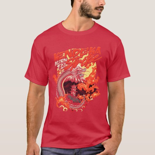 剣道生まれヴィンテージ Tシャツ (正面)