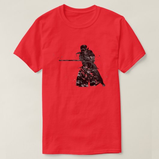 剣道練習者 Tシャツ (デザイン正面)