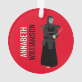 剣道 オーナメント (裏面)