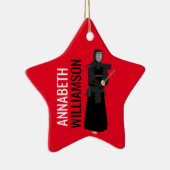 剣道 セラミックオーナメント (右)