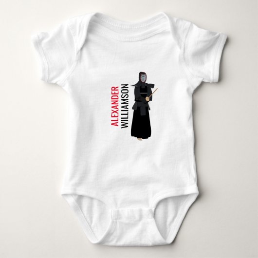 剣道 ベビーボディスーツ (正面)