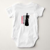 剣道 ベビーボディスーツ (裏面)