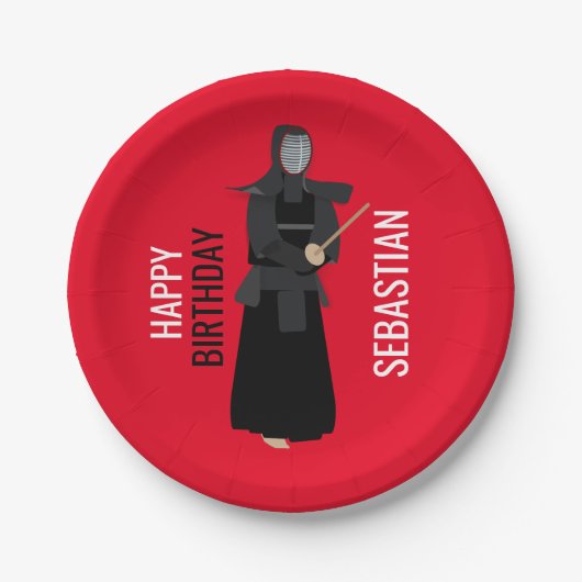 剣道 ペーパープレート (正面)