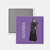 剣道 マグネット (正面/裏面)