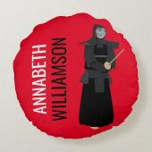 剣道 ラウンドクッション (裏面)