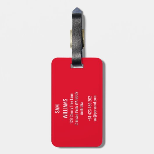 剣道 ラゲッジタグ (裏面縦)