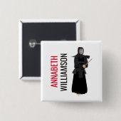 剣道 缶バッジ (正面&裏面)