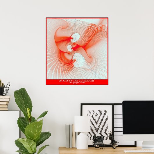 剣闘士たちの戦い ポスター (ホームオフィス)