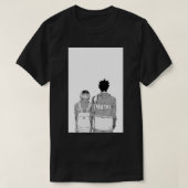 剣馬と黒尾 Tシャツ (デザイン正面)
