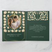 剣&シールド中世ファンタジーモノグラム結婚ズ サンキューカード (内部)